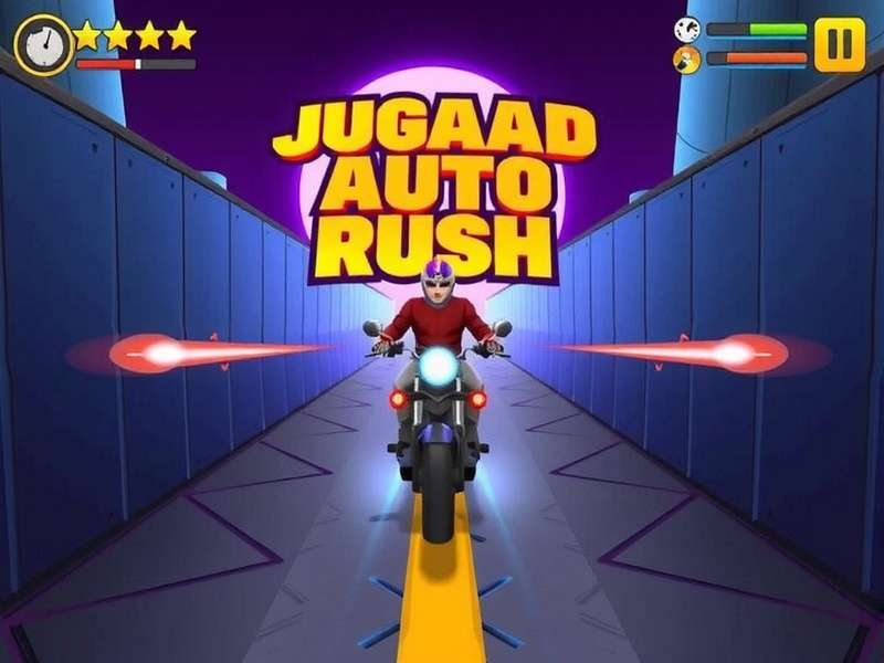 Jugaad Auto Rush Main Game Cover Jugaad Auto Rush Game Cover